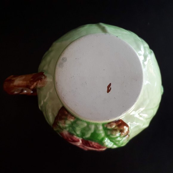 Vintage Carlton Ware lettuce and foxglove Australian design creamer - Picture 6 of 9